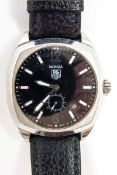 Herrenarmbanduhr TAG Heuer, Monza, Ref. Nr. WR2110, Automatic. Edelstahlgehäuse, schwarzes
