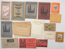 Schönes Lot lithographischer Ansichten und Postkarten etc. aus Auflösung.