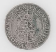 Schweden 1562, 16 Öre (2 Mark), Erik XIV., Billon, Gewicht: ca. 21,9 g, Durchmesser: ca. 40 mm.