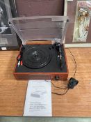 A modern Bluetooth turntable