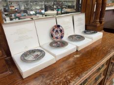 Five decorative wall plates by Villeroy and Boch and one other