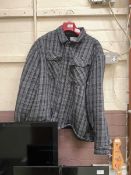 Mens shirt jacket, fleece lined by TU, size XXXL