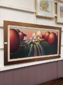 A framed limited edition canvas print (84 of 150) 'Day Dreaming' by Paul Corfield