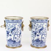 VASES, A PAIR.