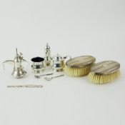 A COLLECTION OF SILVER. (4).