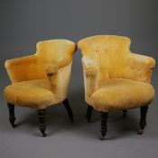 VICTORIAN TUB CHAIRS (2).