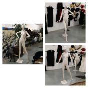 BONAVERI SCHLÄPPI 8000 OBSESSION COLLECTION 8001.02, 8001.01, AND 8002.02 MANNEQUINS. (3).