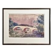 MARY ADSHEAD (BRITISH 1904-1995). THE THAMES. (d)