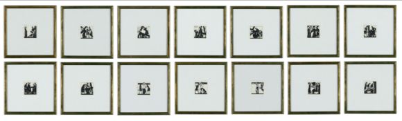 ERIC GILL. WAY OF THE CROSS.