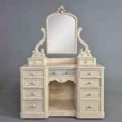 VICTORIAN PAINTED DRESSING TABLE.