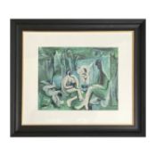 PABLO PICASSO. LES BAIGNEUSES. (d)
