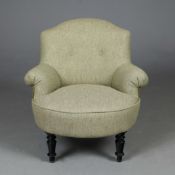 NAPOLEON III EBONISED BERGERE.