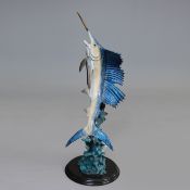 SCULPTURE OF A SAILFISH.