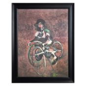 FRANCIS BACON. GEORGES A BICYCLETTE. (d)