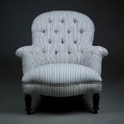 NAPOLEON III MANNER EBONISED BERGERE.