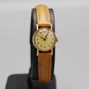 18CT GOLD JAEGER-LECOULTRE WRISTWATCH.
