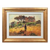 CARLO DOMENICI (ITALIAN 1898-1981). FARMHOUSE.