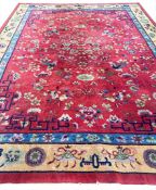 CHINESE ART DECO CARPET.