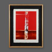 ANTONI AMAT. NO. 14. VERMELL I TRAC BLANC.