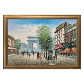 20TH CENTURY SCHOOL. PARISIAN SCENE.