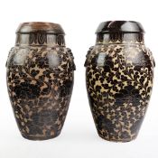 SELECTED BY PAOLO MOSCHINO ROUND ARCHAIC JARS, 2 SIMILAR.