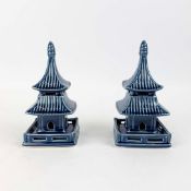 SELECTED BY PAOLO MOSCHINO DECORATIVE PAGODAS, A PAIR.