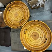 SELECTED BY PAOLO MOSCHINO GILI TRAYS, 2 GRADUATED PAIRS. (4).