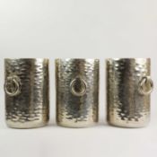 SELECTED BY PAOLO MOSCHINO CHAMPAGNE COOLERS, A SET OF 3.