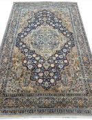 FINE SILK TEHRAN DESIGN CARPET.