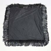ANOUSKA HEMPEL BLACK SQUARE THROW.