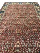 INDIAN MUGHAL DESIGN CARPET.