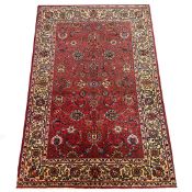 FINE PERSIAN KASHAN RUG.