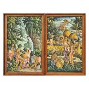 BALINESE SCHOOL. VILLAGE SCENES (2).