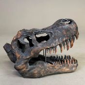 FAUX T REX FOSSIL WALL MOUNTING HEAD.