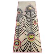 THE RUG COMPANY RUNNER. PEACOCK DESIGNED BY MATTHEW WILLIAMSON.