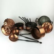 BATTERIE DE CUISINE AND A COLLECTION OF FRENCH KITCHEN UTENSILS. (16).