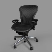 HERMAN MILLER AERON CHAIR.