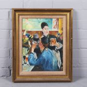 AFTER ÉDOUARD MANET. CORNER OF A CAFÉ-CONCERT.