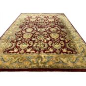 FINE INDIAN AGRA CARPET.