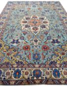 ANTIQUE NORTH WEST PERSIAN TABRIZ HAJI JALILLY CARPET.