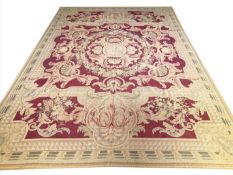 AUBUSSON SAVONNERIE DESIGN CARPET.