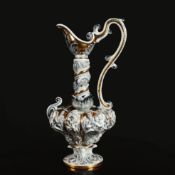 A CAPODIMONTE EWER.