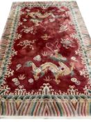 CHINESE DRAGON CARPET.