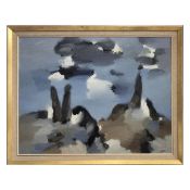 ANTONIO LAGO RIVERA (SPANISH 1916-1990). ULTRAMAR, SOMBRA, NEGRO.