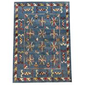 FINE CONTEMPORARY SUZANI DESIGN CARPET.