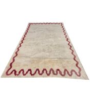 ROBERT EMILE BESPOKE MADE MOROCCAN BERBER CARPET.