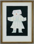 AFTER PABLO PICASSO. UNE POUPEE DECOUPEE. (d)