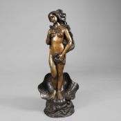 CAST BRONZE VENUS SCULPTURE.