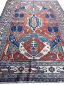 FINE SOUMAK DRAGON DESIGN CARPET.