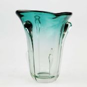 A MURANO STYLE VASE.